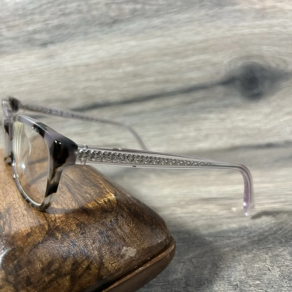 Cole Haan CH5024 Lilac‎ Tortoise Cat Eye Eyeglasses Frames Womens 52-17-135
